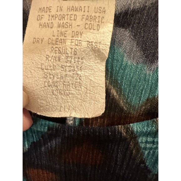 Vintage Hilo Hattie Hawaiian Sundress Women's Medium Tropical Beach Midi EUC - Picture 4 of 10
